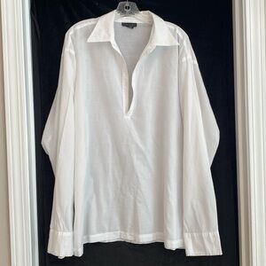 Express woman’s blouse, white, size XL, long sleeve